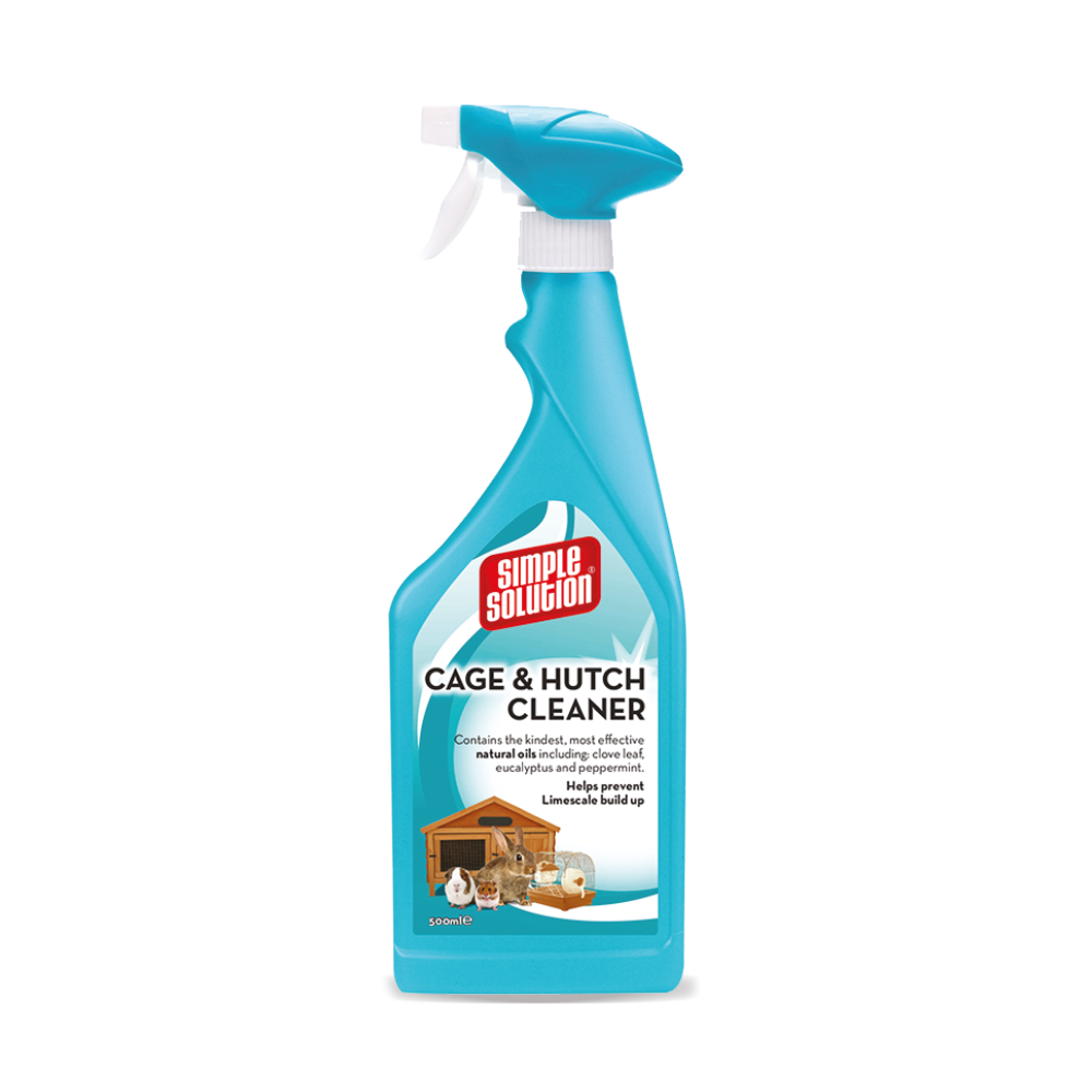 Simple Solution Kedi, Köpek, Kemirgen için Kulübe ve Kafes Temizleyici Sprey 500ml
