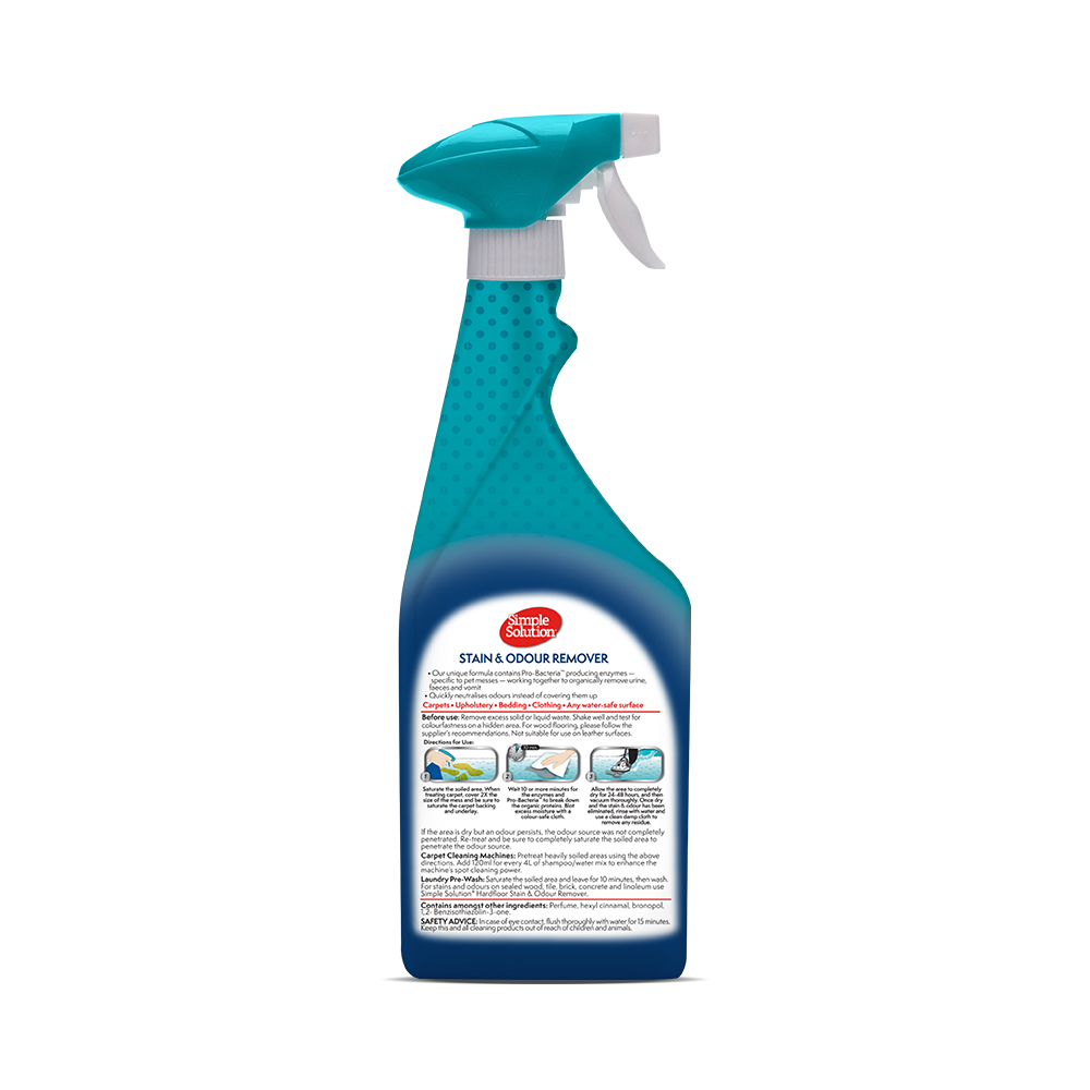 Simple Solution Köpekler için Leke ve Koku Giderici Sprey 750ml 
