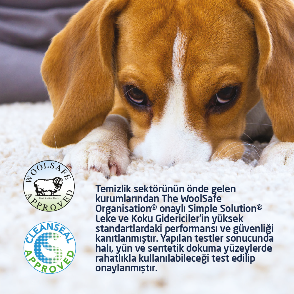 Simple Solution Köpekler için Leke ve Koku Giderici 1000ml