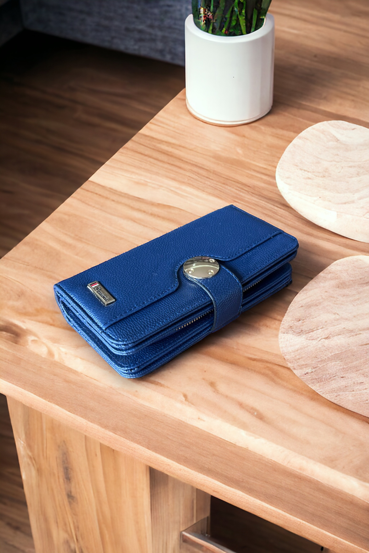 20+2 Kredi Kart Bölmeli Fermuarlı Bayan Cüzdan Kırmızı TRCÜZDAN1997