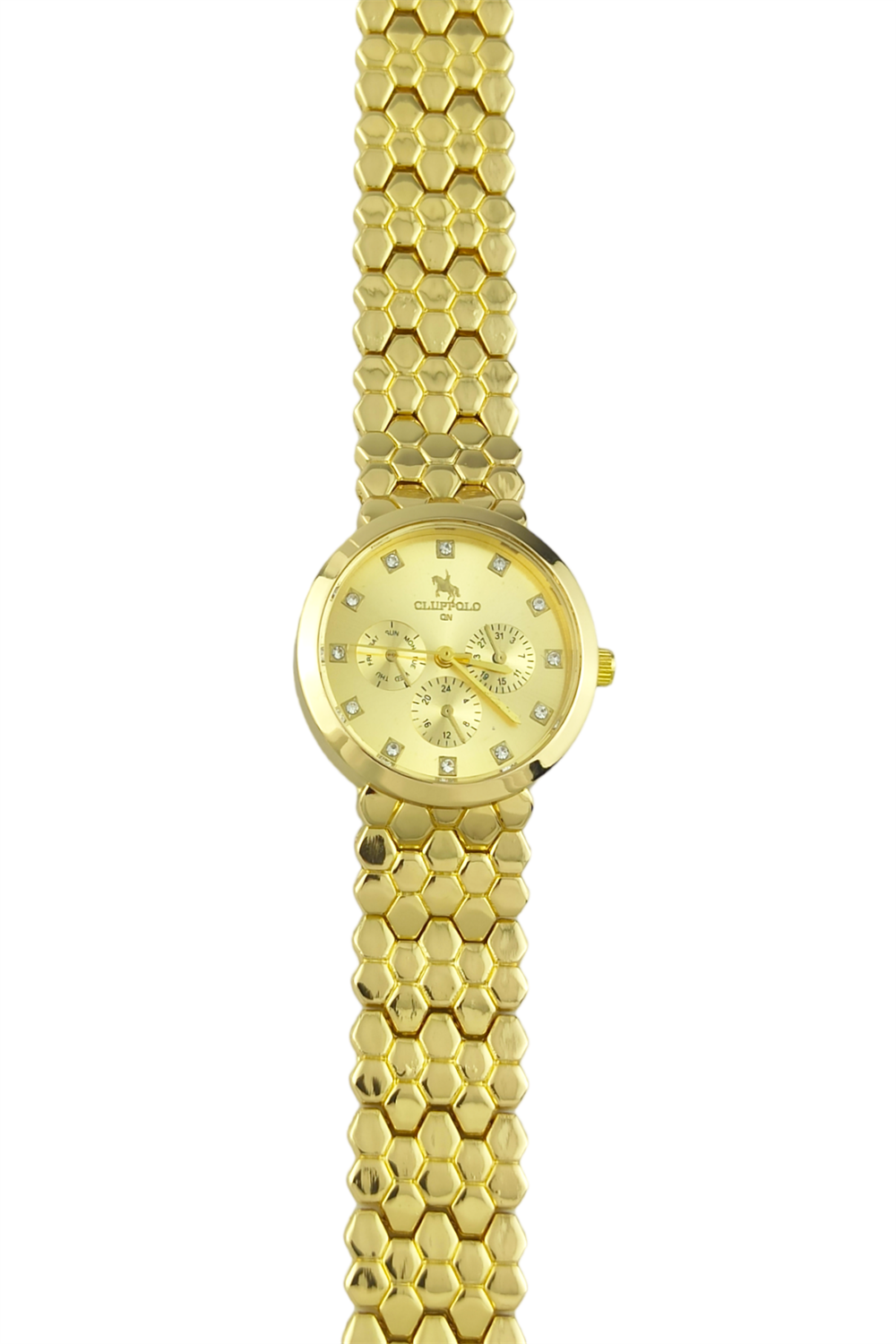 30 mm İçi Taşlı Petek Kordon Kadın Saat TrSaat10317