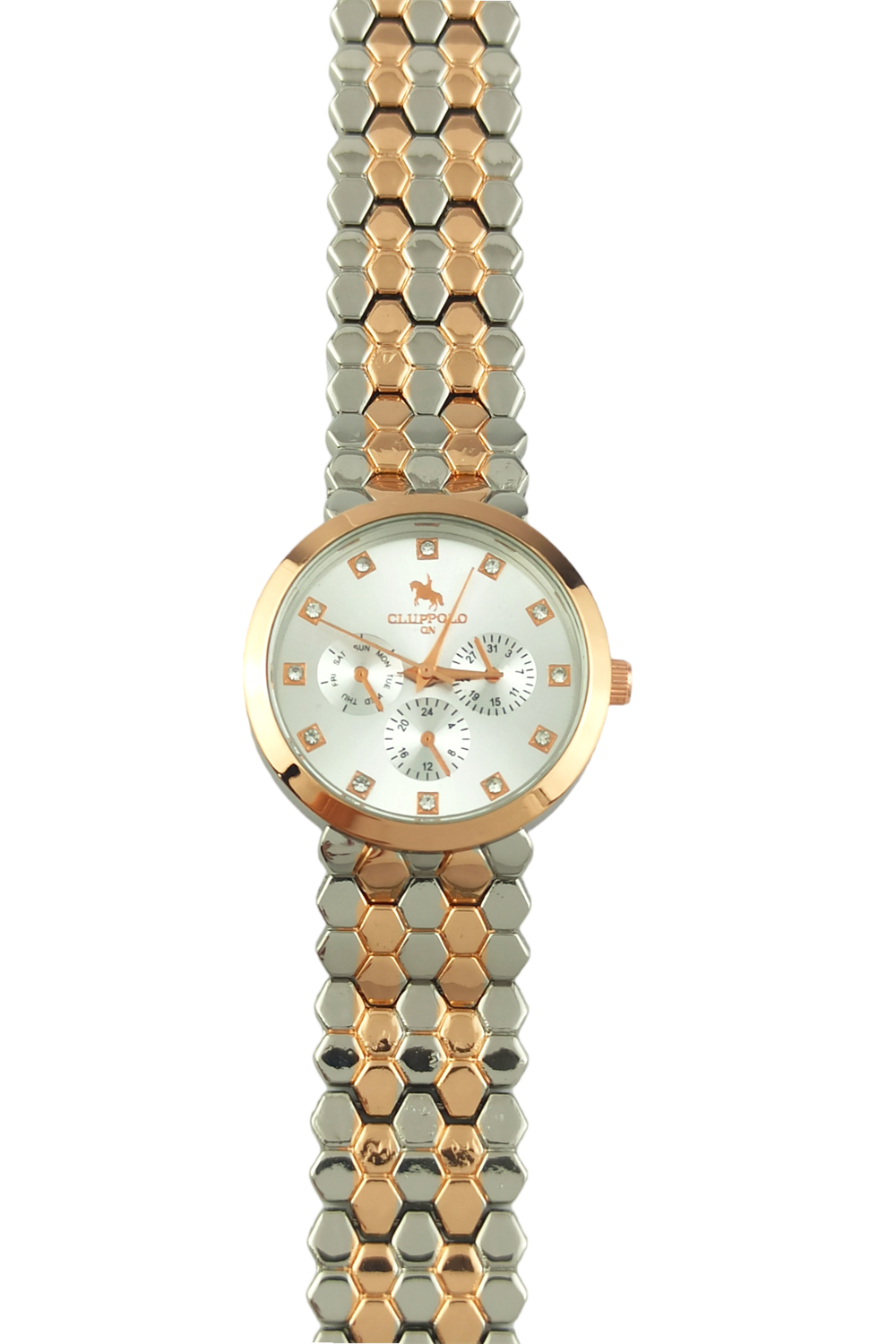 30 mm İçi Taşlı Petek Kordon Kadın Saat TrSaat10317