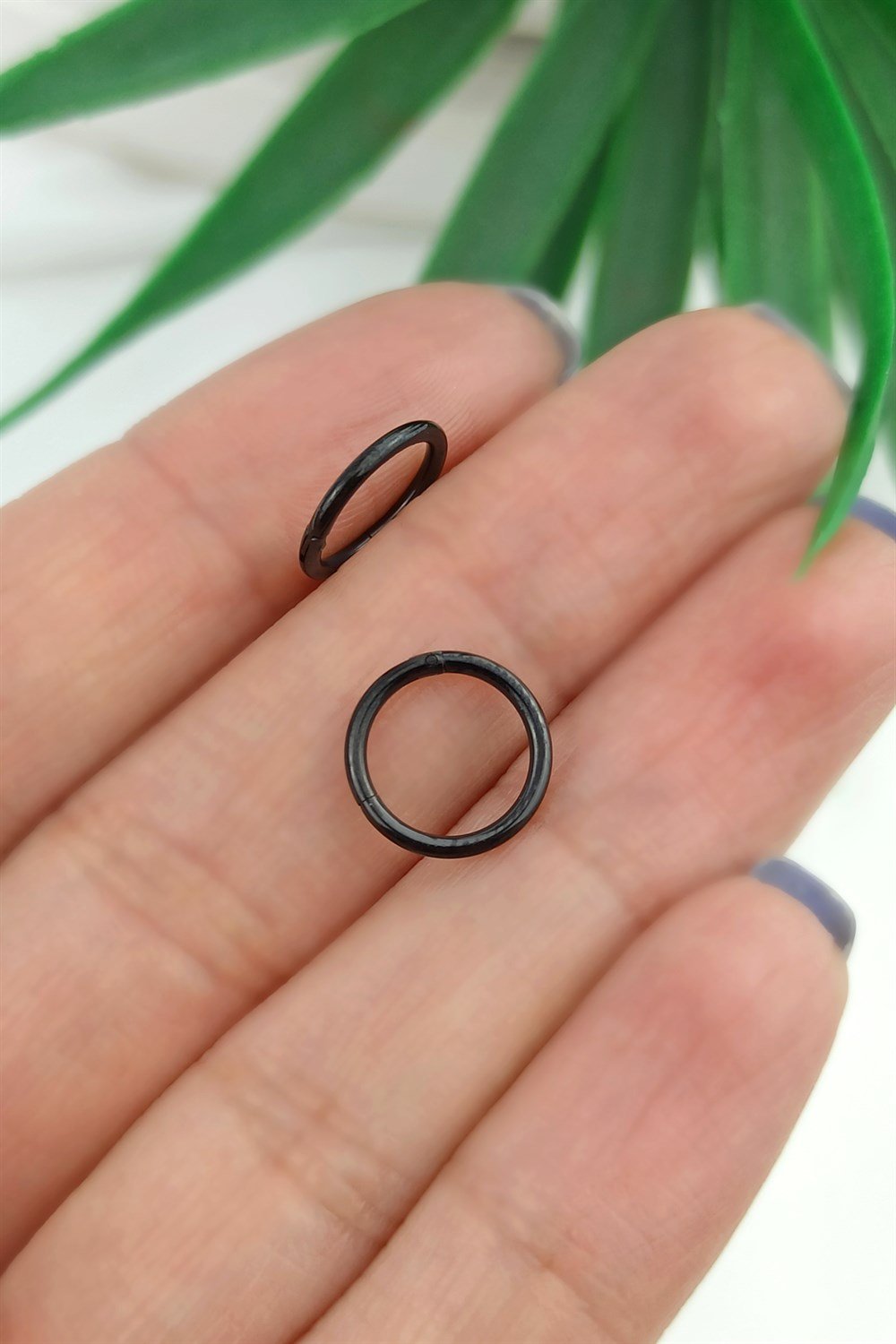 316 L Cerrahi Çelik Küçük Boy Düz Halka Piercing TrPiercing074 PierX200X