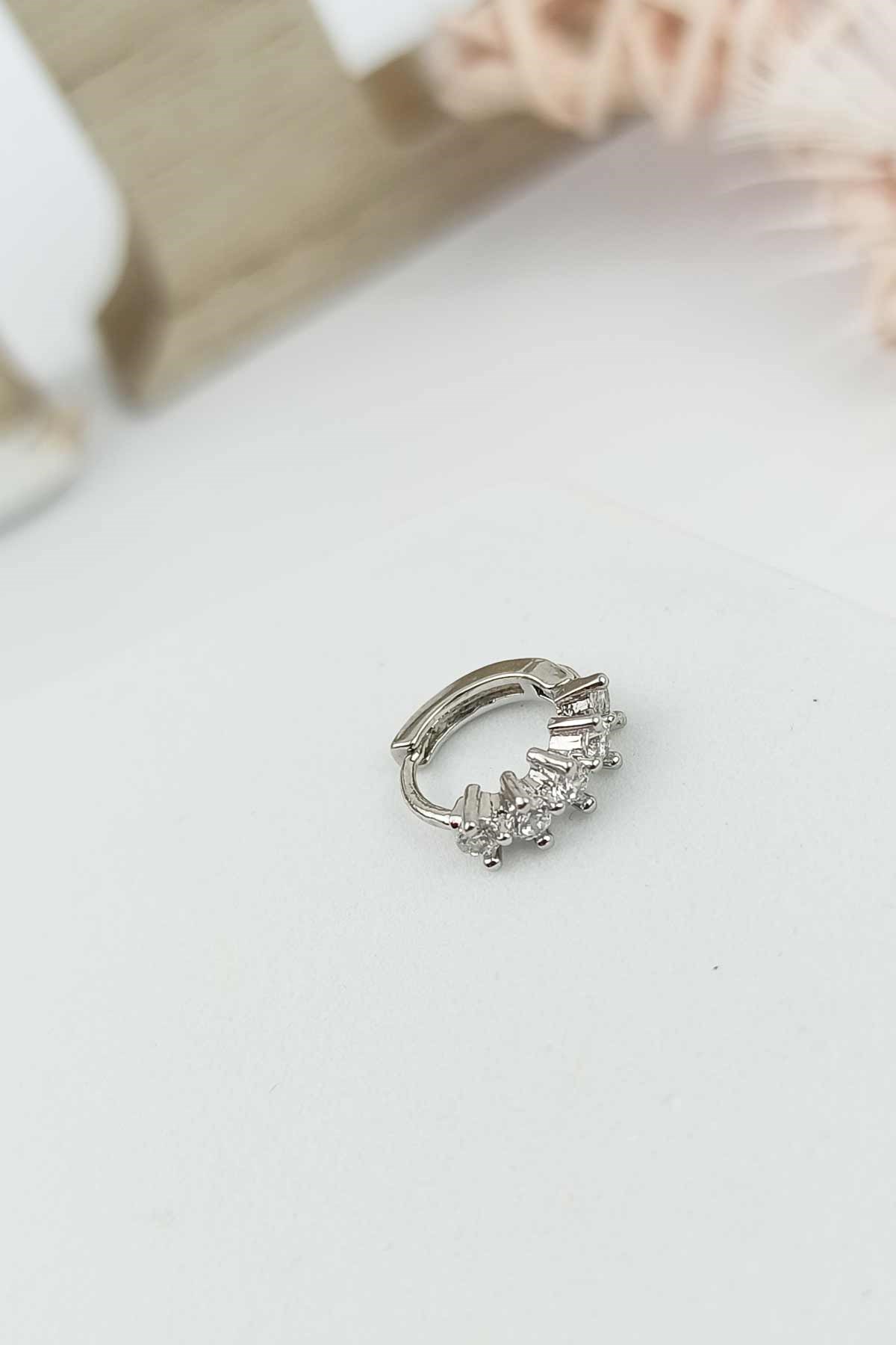 316 L Cerrahi Çelik Sıra Taşlı Halka Piercing TrPiercing070 Pier32003