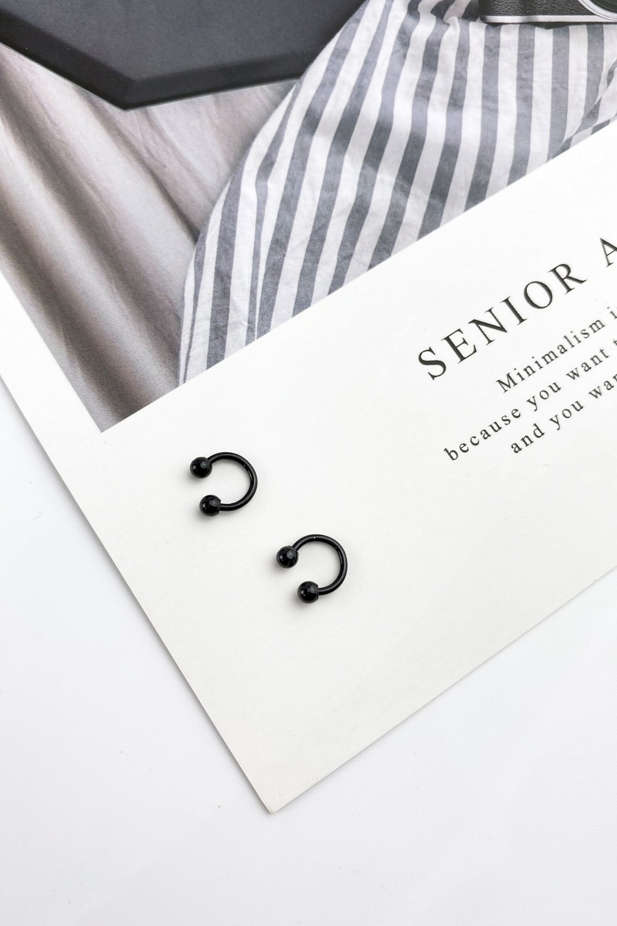 316l Cerrahi Çelik 2 li Minimal Septum Piercing P050*2