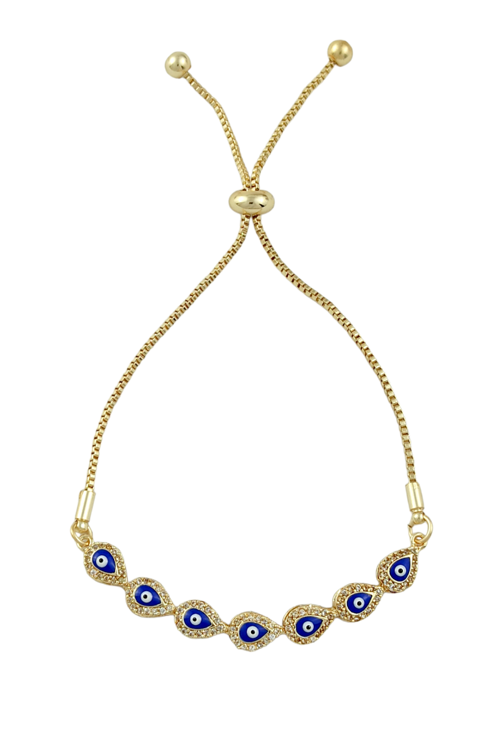 Asansörlü Damla Nazar Boncuk Bileklik TrBileklik70387