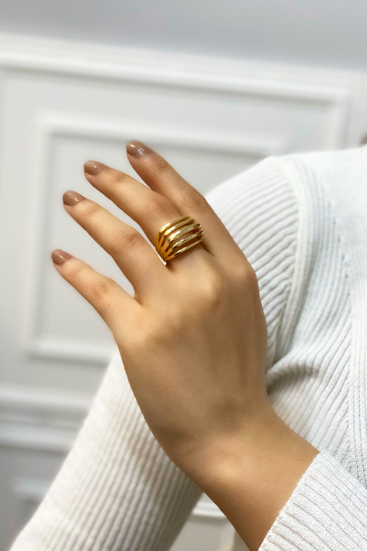 Ayarlanabilir Beş Sıra Yüzük TrYüzük1055 Y32003