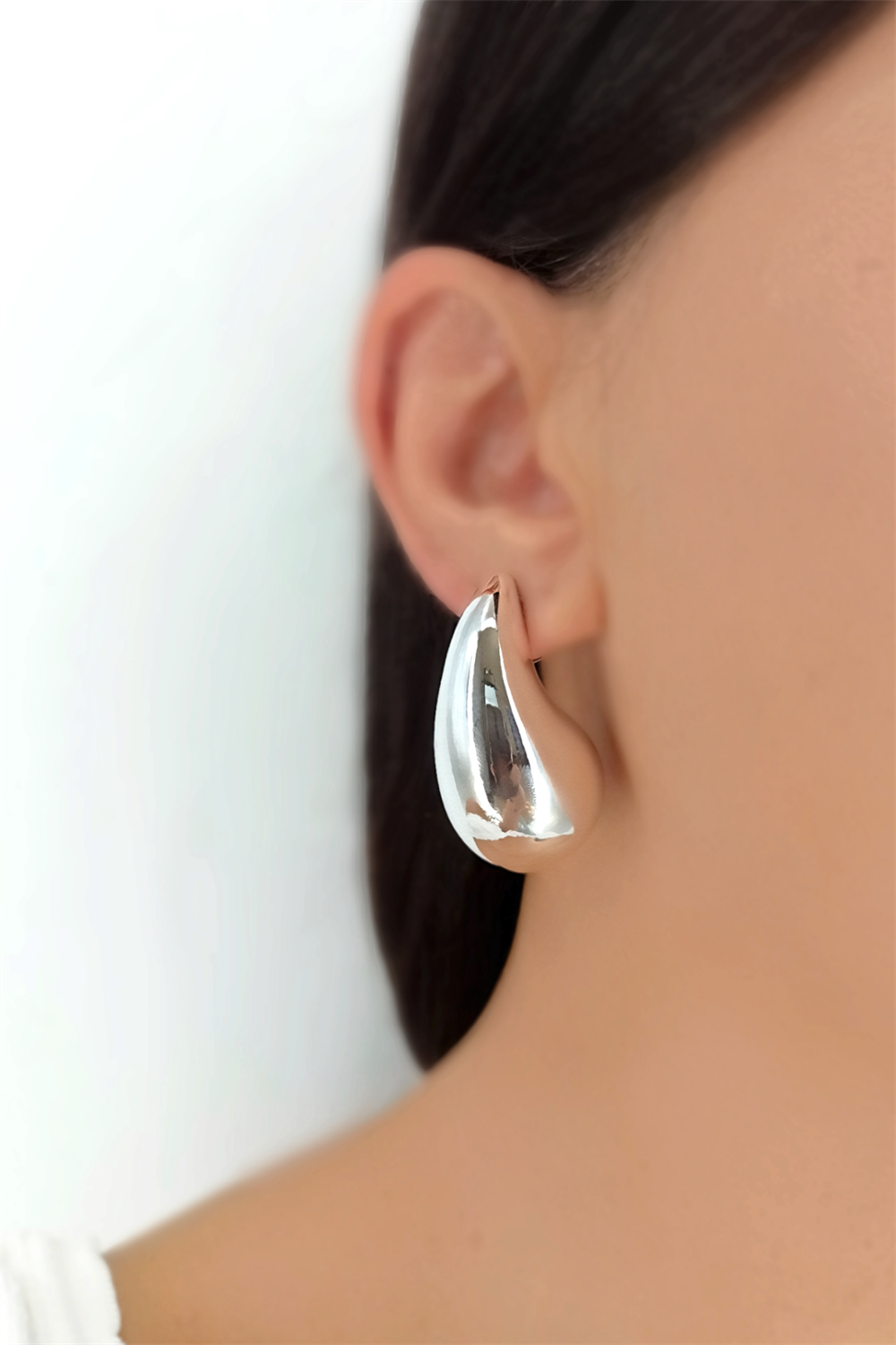 Bogetto Gözyaşı Damlası Damla Küpe(Büyük)