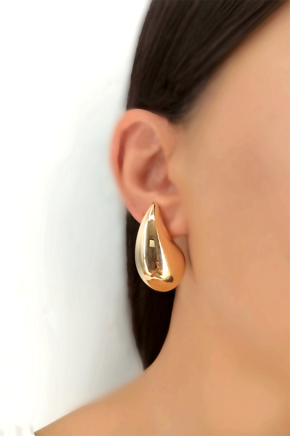 Bogetto Gözyaşı Damlası Damla Küpe(Büyük)