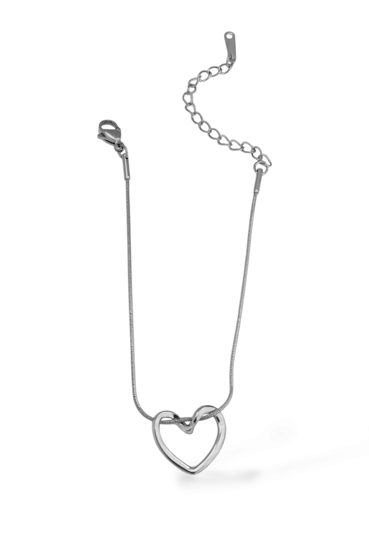 Çelik İçi Boş Kalp Bileklik