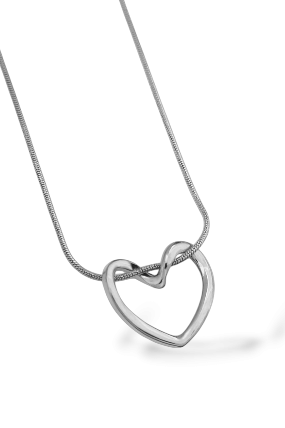 Çelik İçi Boş Kalp Bileklik