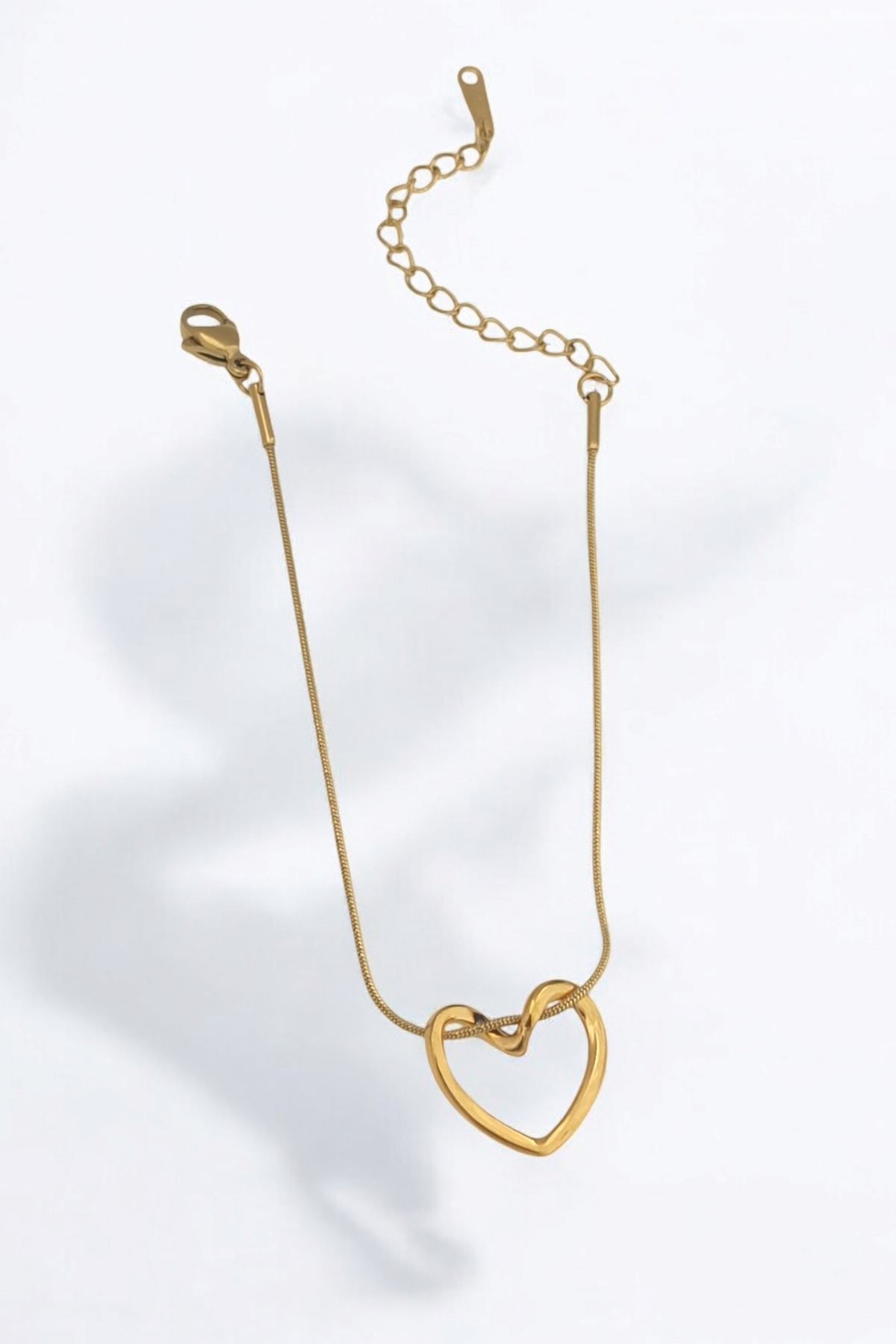 Çelik İçi Boş Kalp Bileklik