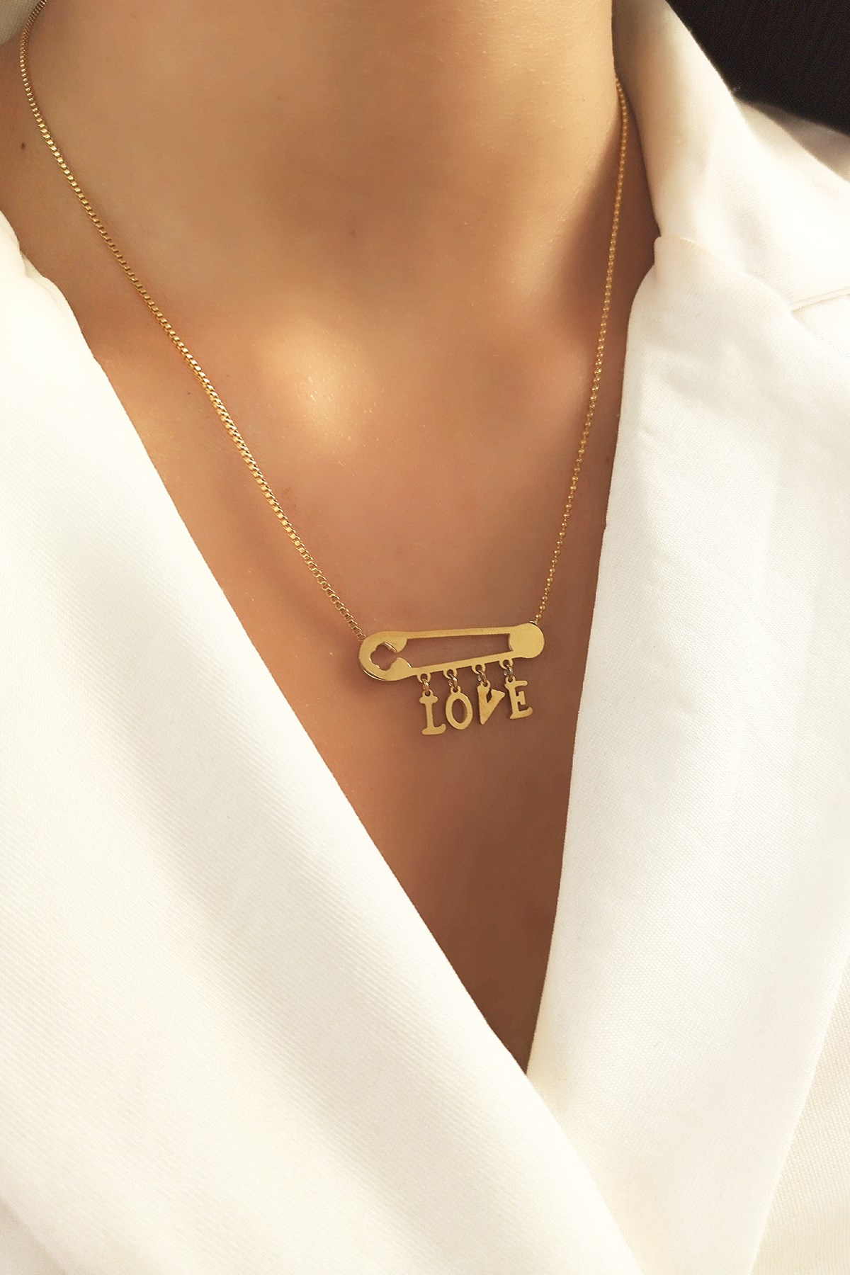 Çelik Love Kolye B350