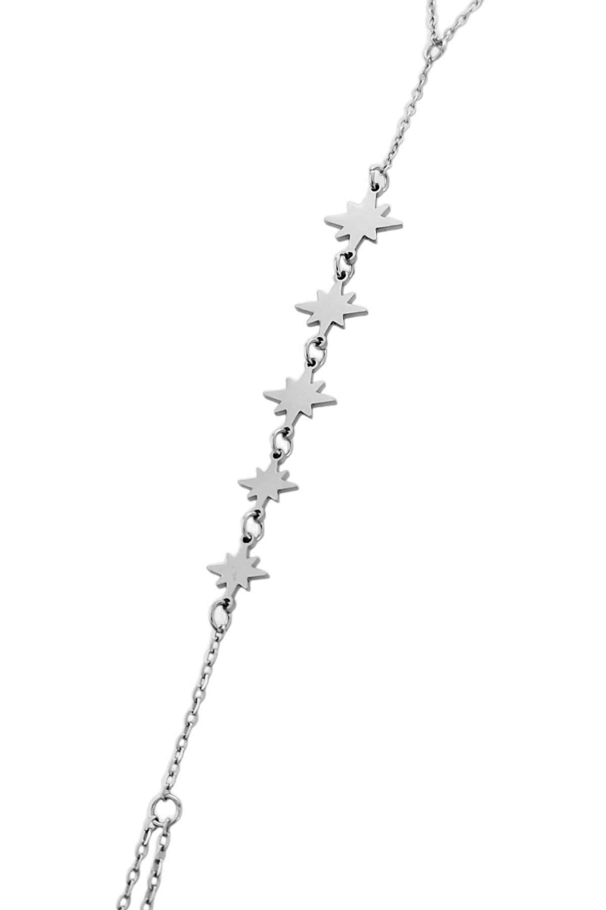 Çelik Plaka Kuzey Yıldız Şahmeran Bileklik