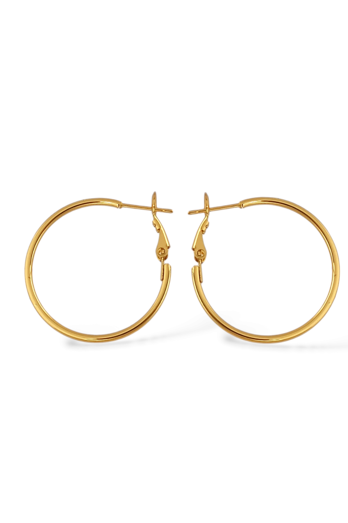 Çelik Renk Atmaz Halka Küpe (20mm)