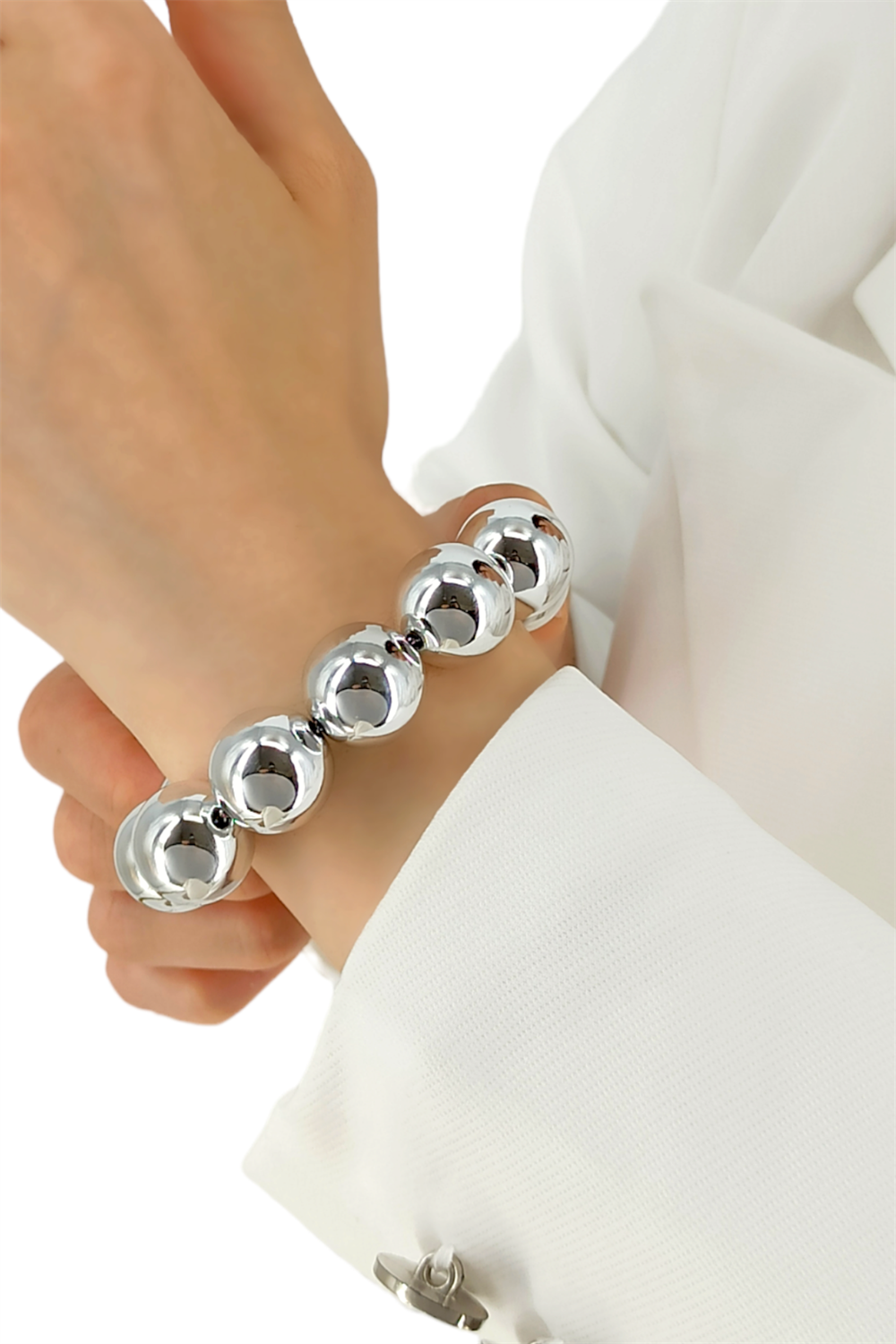 Çelik Sıralı Büyük Toplu Bileklik