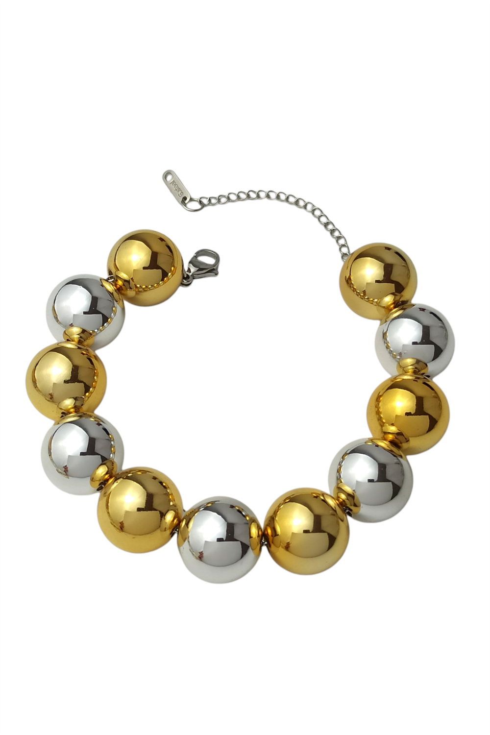 Çelik Sıralı Büyük Toplu Bileklik