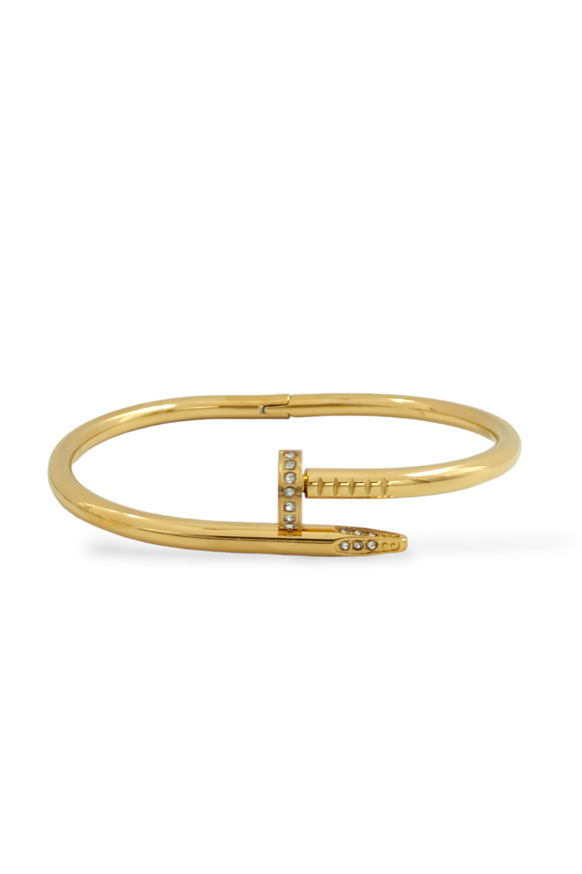 Çelik Taşlı Çivi Kelepçe Bileklik TrBilek70229