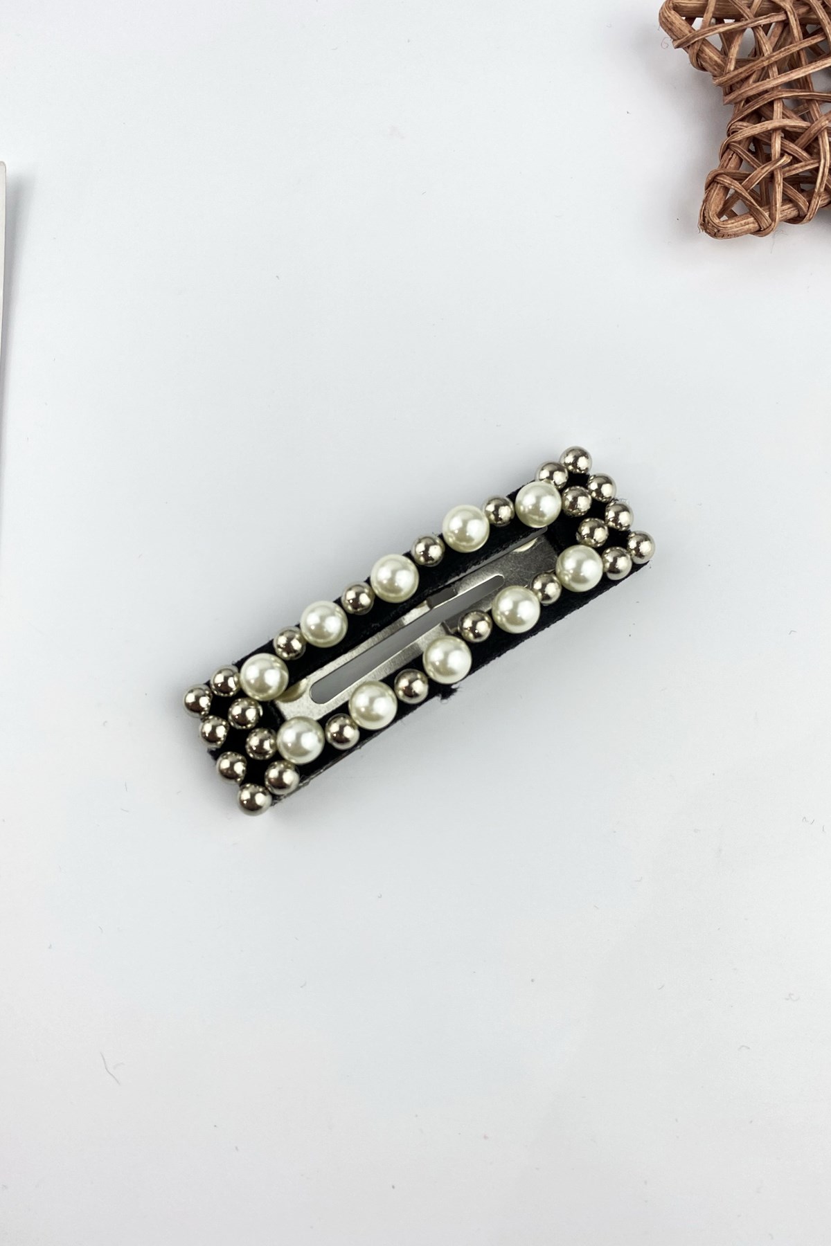 D.Dörtgen İncili ÇıtÇıt Toka Altın T150