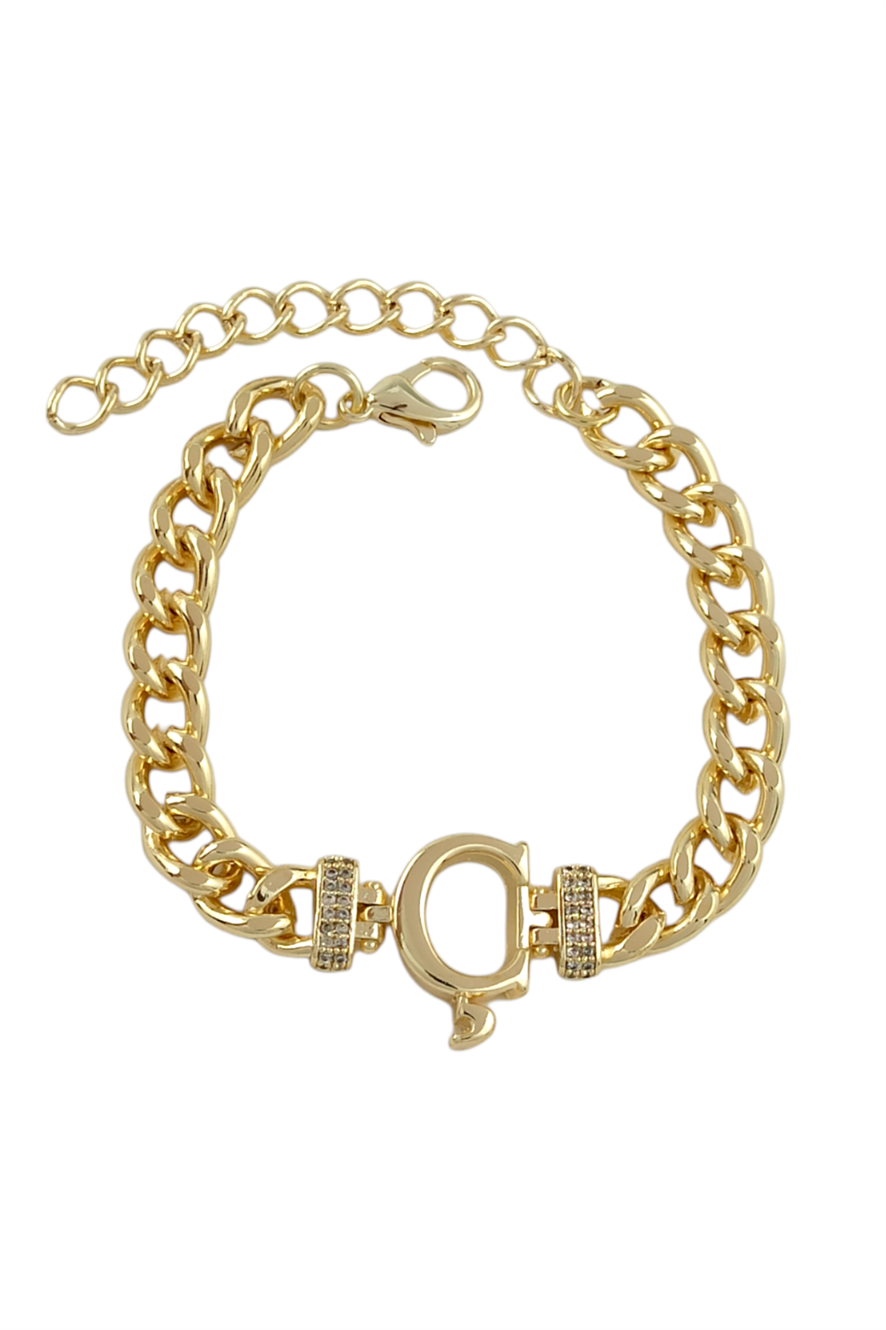 Gold Ç Harf Bileklik TrBilek70357