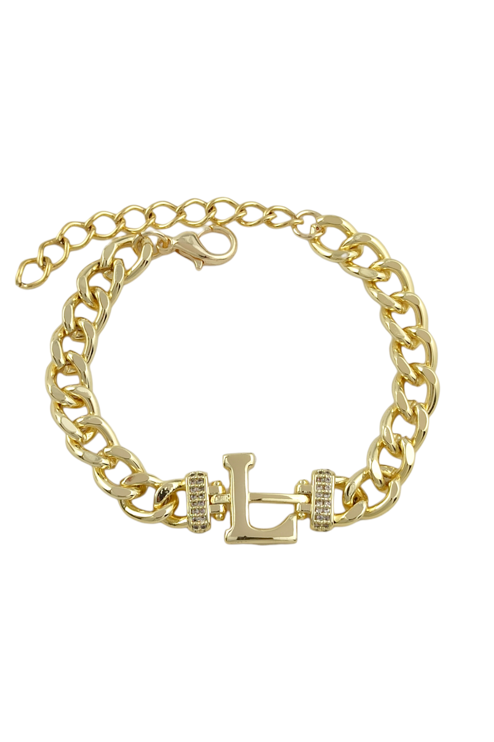 Gold L Harf Bileklik TrBilek70361