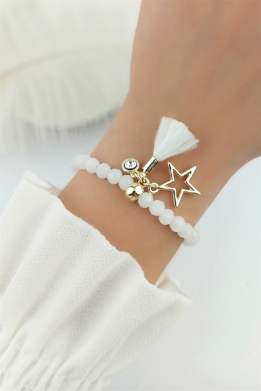 Misinalı Kristal Boncuk Bileklik TrBilek70190