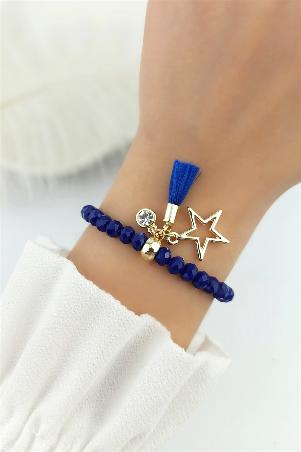 Misinalı Kristal Boncuk Bileklik TrBilek70190