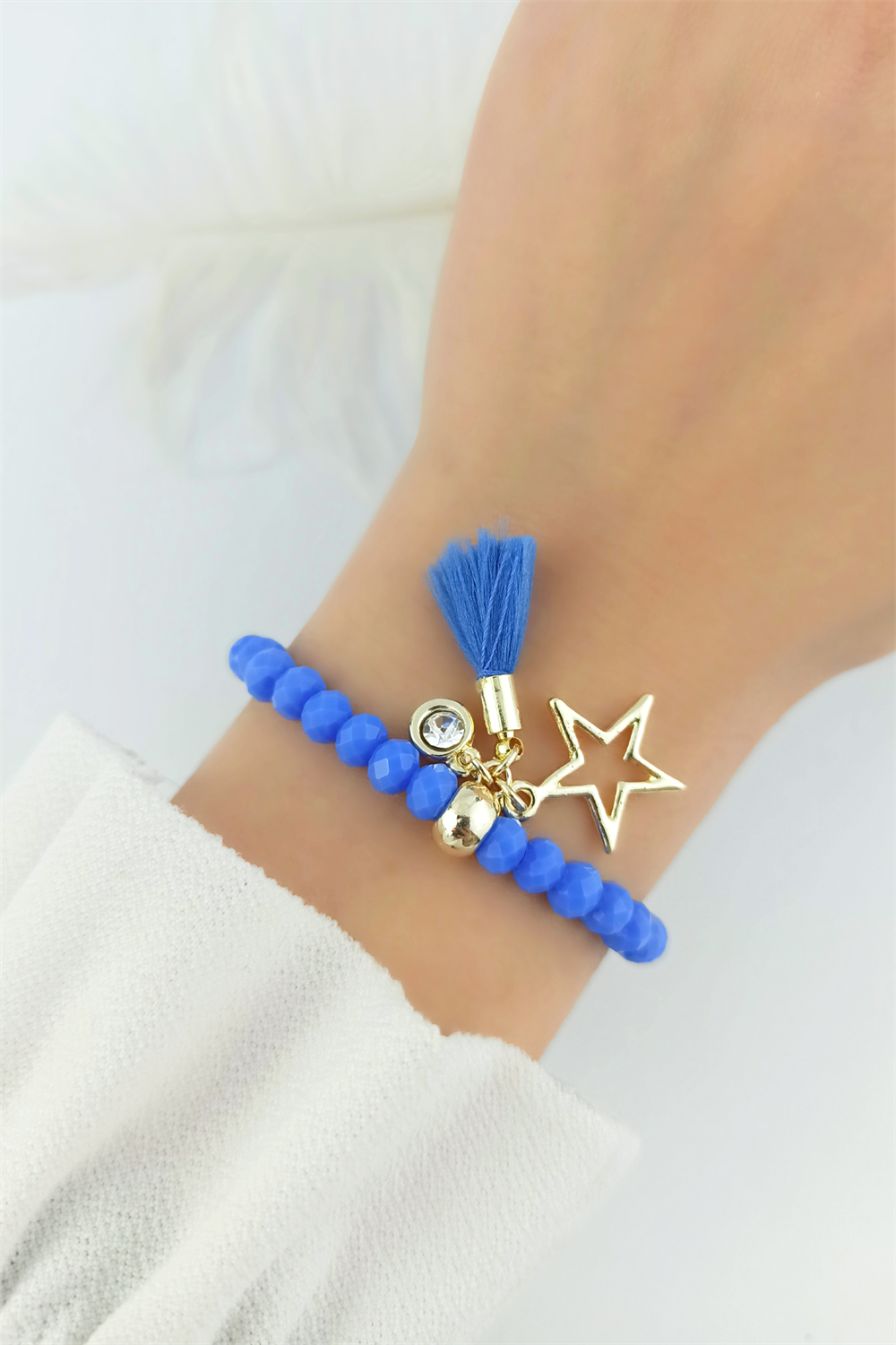 Misinalı Kristal Boncuk Bileklik TrBilek70190