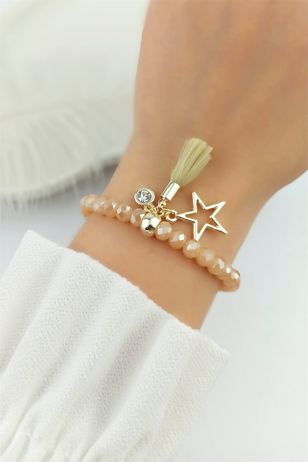 Misinalı Kristal Boncuk Bileklik TrBilek70190