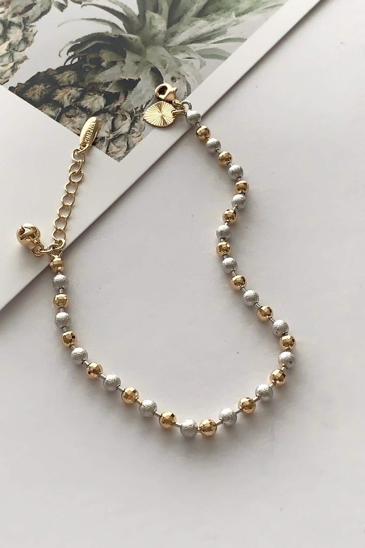 Özel Seri İki Renk Disco Topu Bileklik TrBilek7569 B34003
