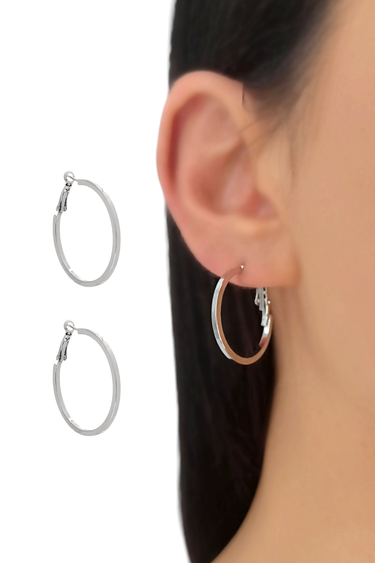 Premium 20 mm Kare Kesim Küpe