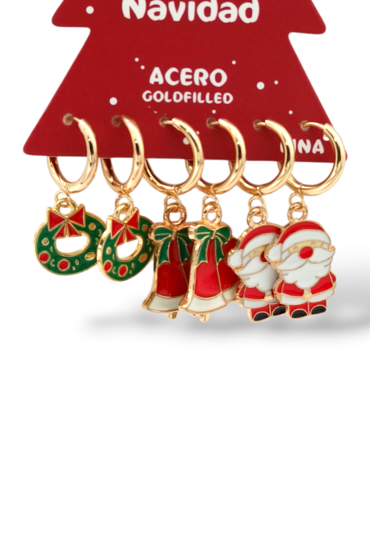 Premium 6'lı Yeni yıl Konseptli Küpe Kombin 