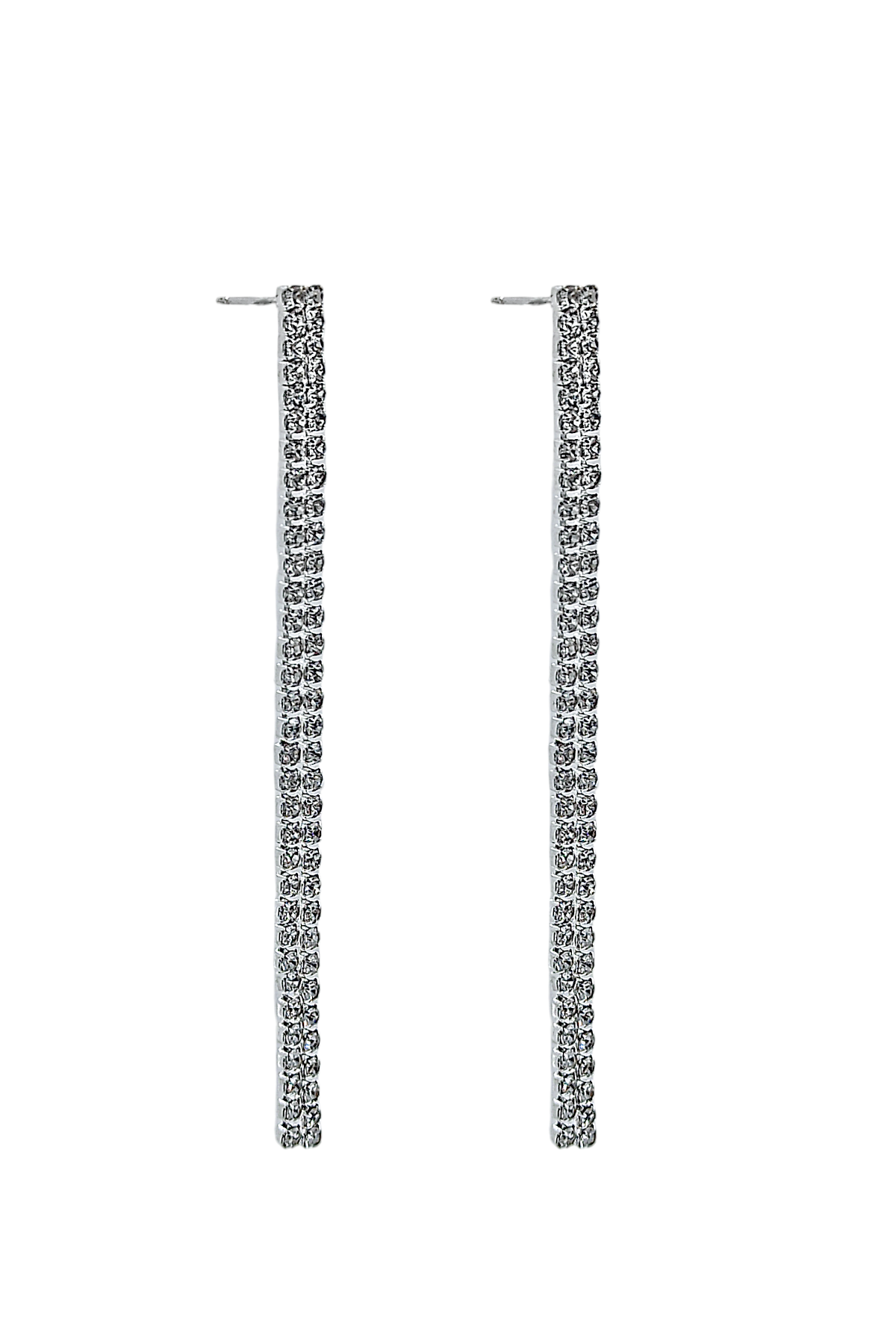 Premium Abiye 2 Sıra Su Yolu Küpe