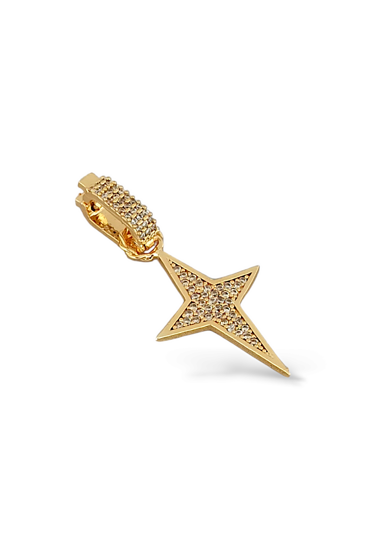 Premium Ajda Charm Taşlı Kuzey Yıldız Charm