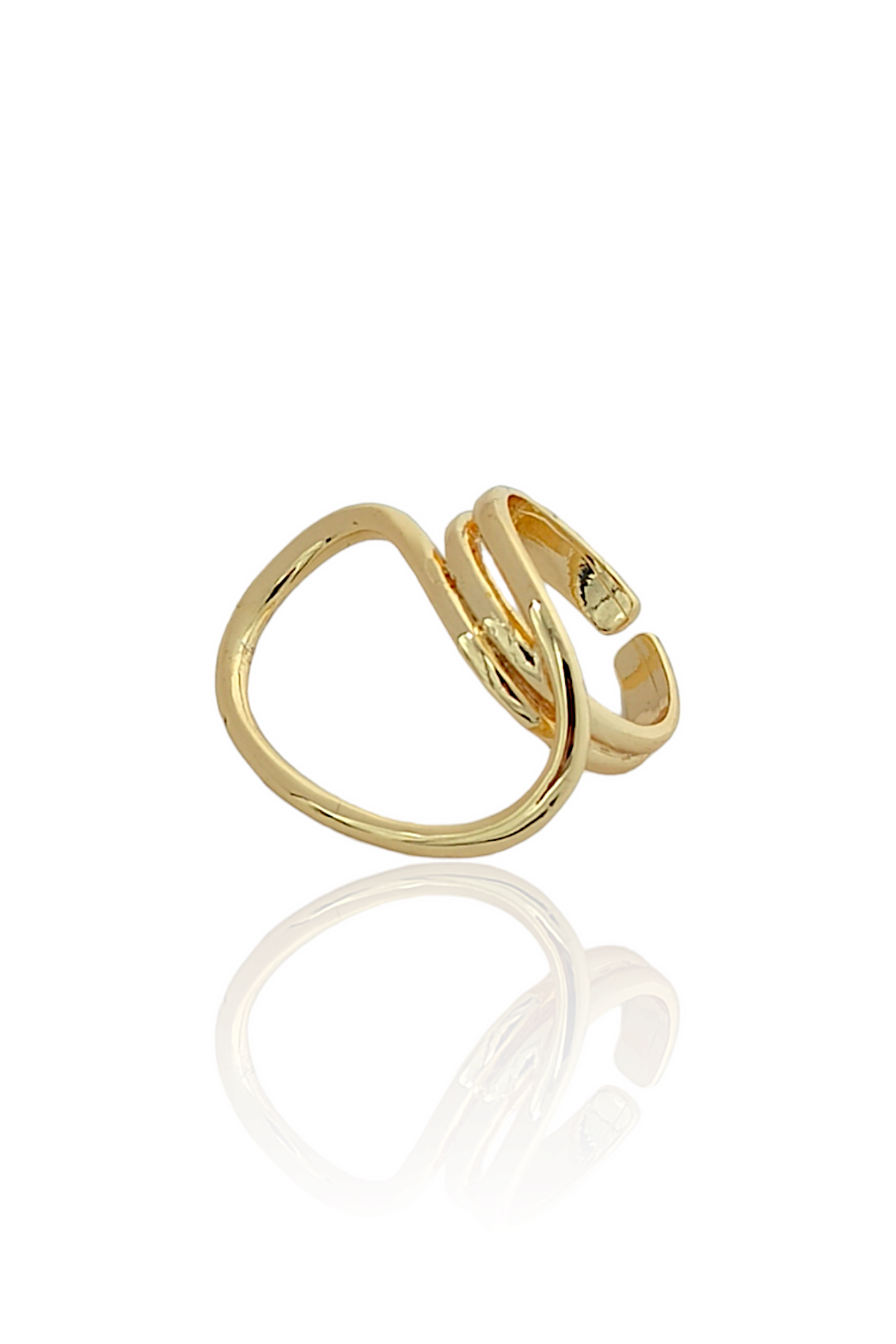 Premium Ayarlanabilir Geometrik Yüzük