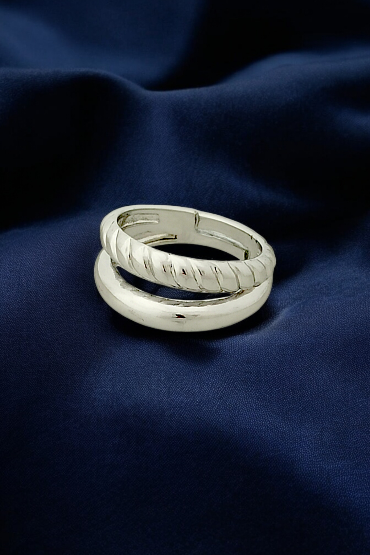 Premium Ayarlanabilir İki Sıra Burgu Yüzük