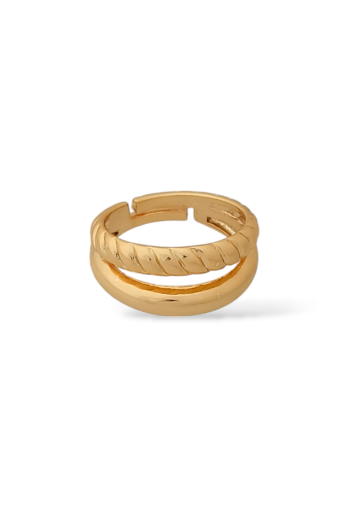 Premium Ayarlanabilir İki Sıra Burgu Yüzük