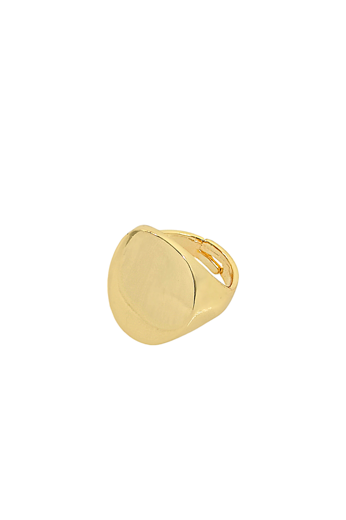 Premium Ayarlanabilir Oval Plaka Yüzük