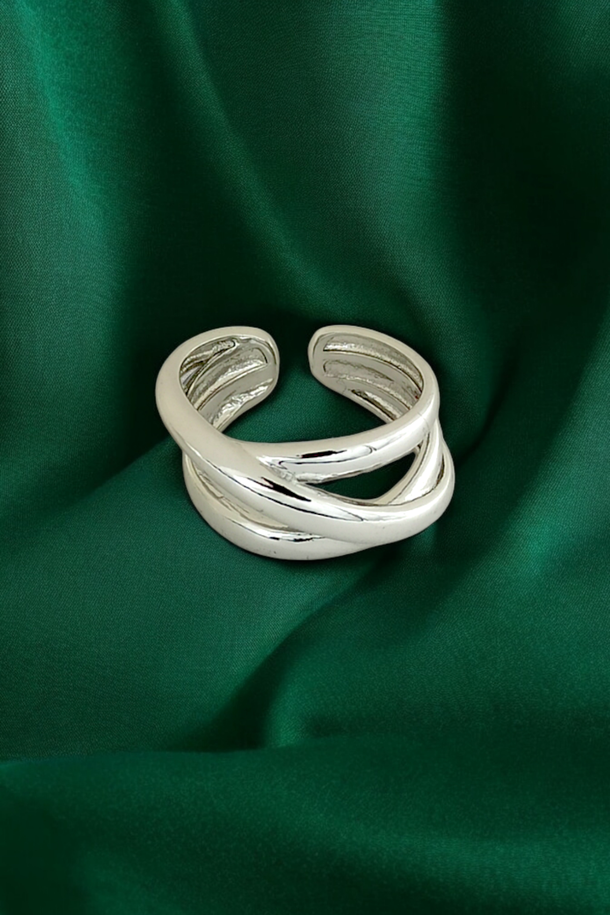 Premium Ayarlanabilir Üç Sıra Plaka Yüzük