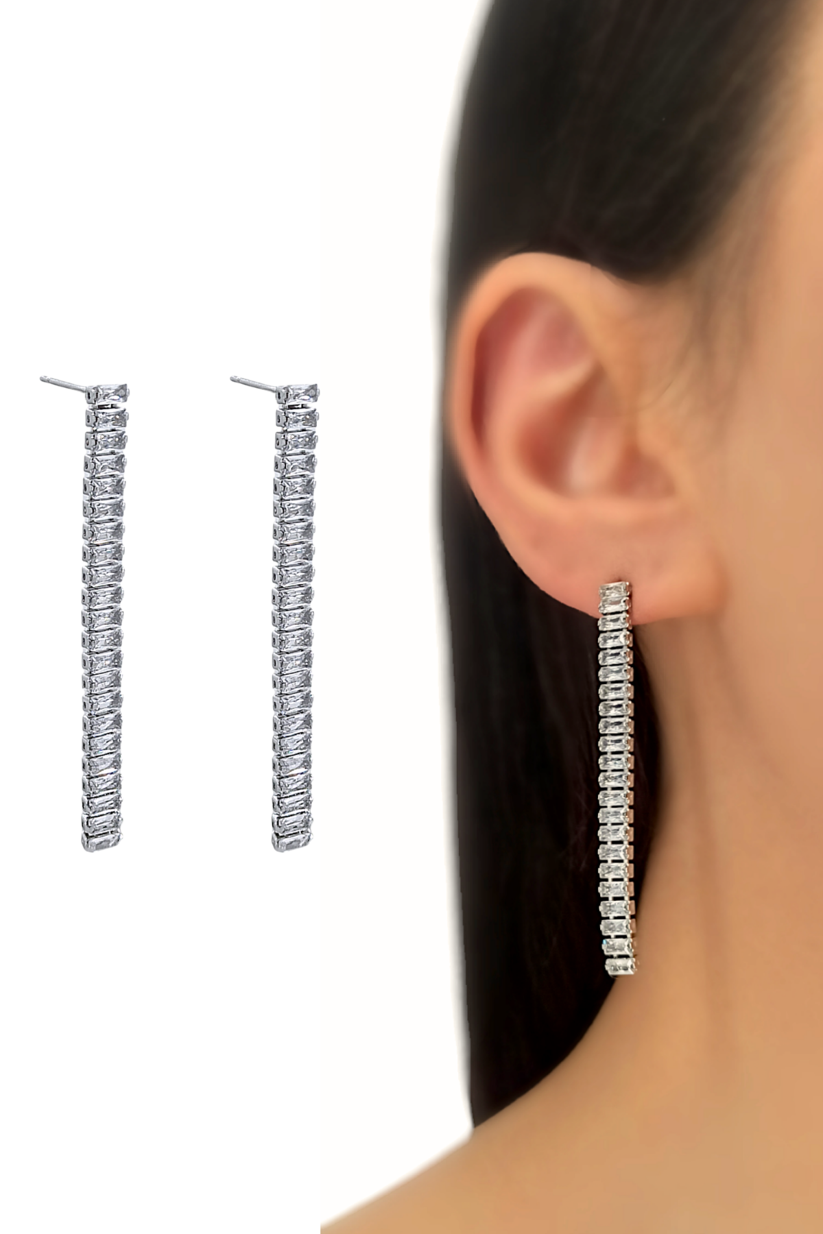 Premium Baget Su Yolu Küpe