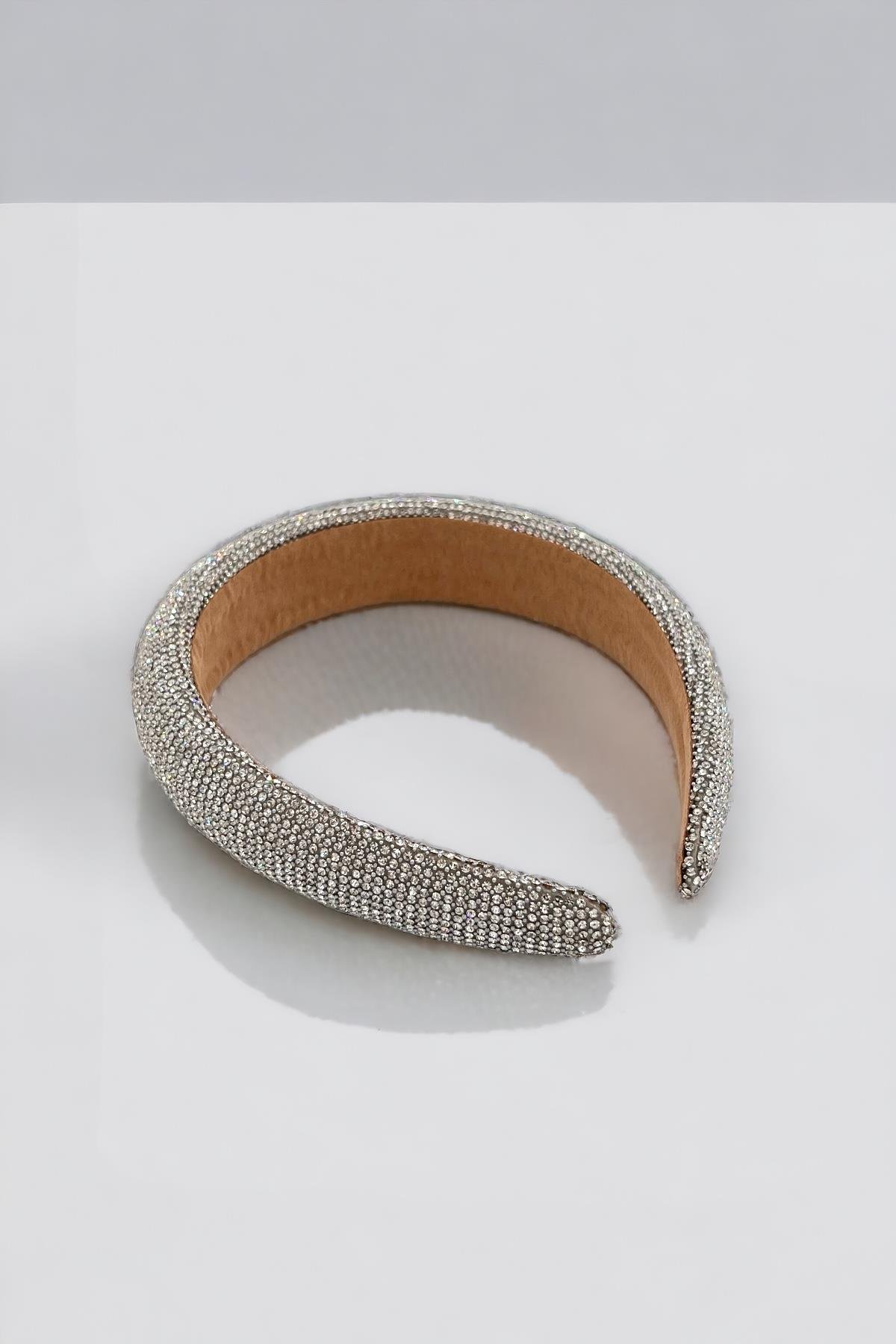 Premium Bombeli Kristal Taş Taç 