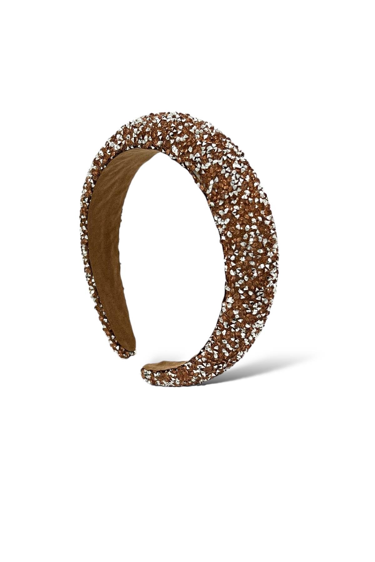 Premium Bombeli Kristal Taş Taç 