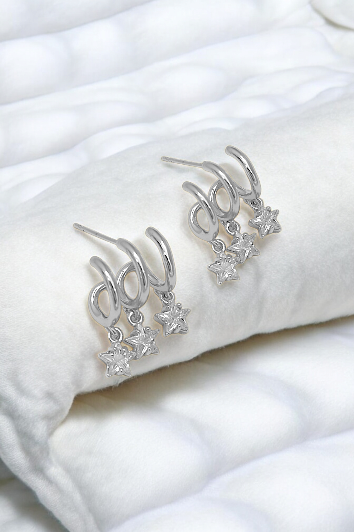 Premium Çok Görünümlü Yıldız Küpe