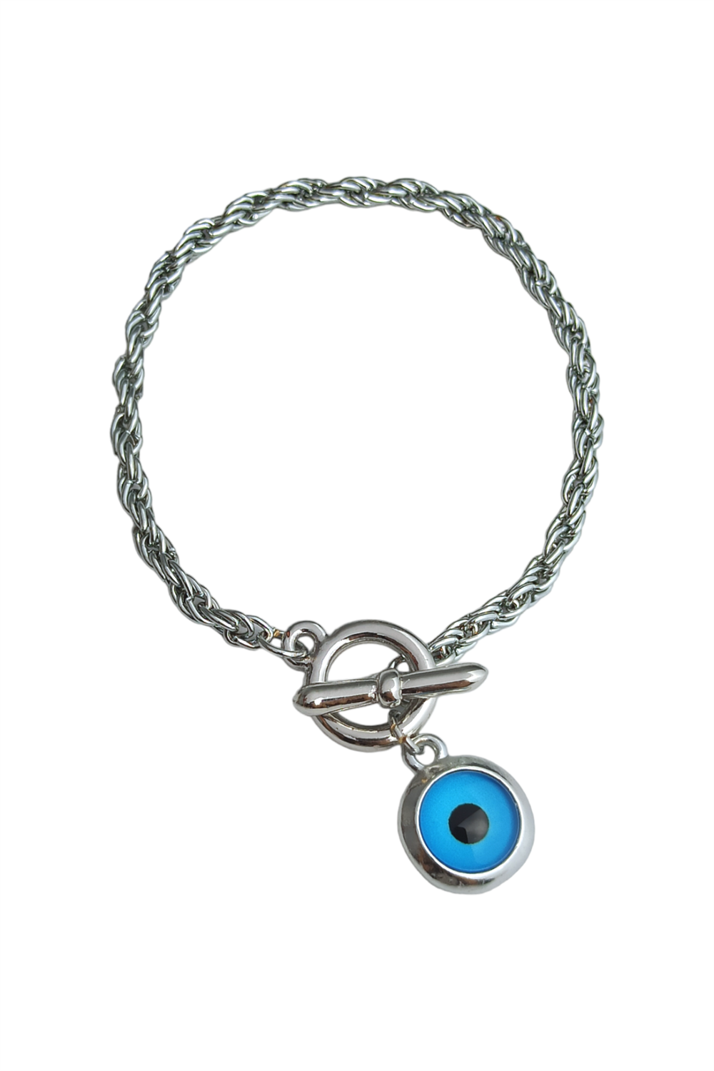 Premium Geçmeli Nazar Boncuklu Kilit Bileklik