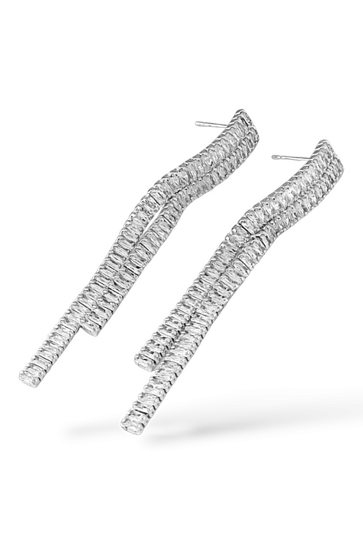 Premium İnce Baget Su Yolu Küpe