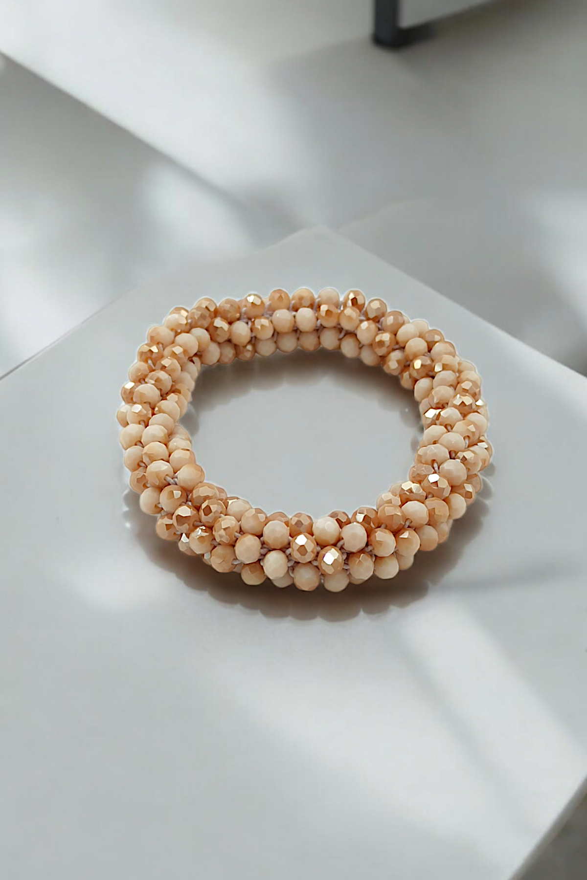 Premium Kristal Taşlı Boncuk Bileklik Lastikli Kristal Boncuk Bileklik