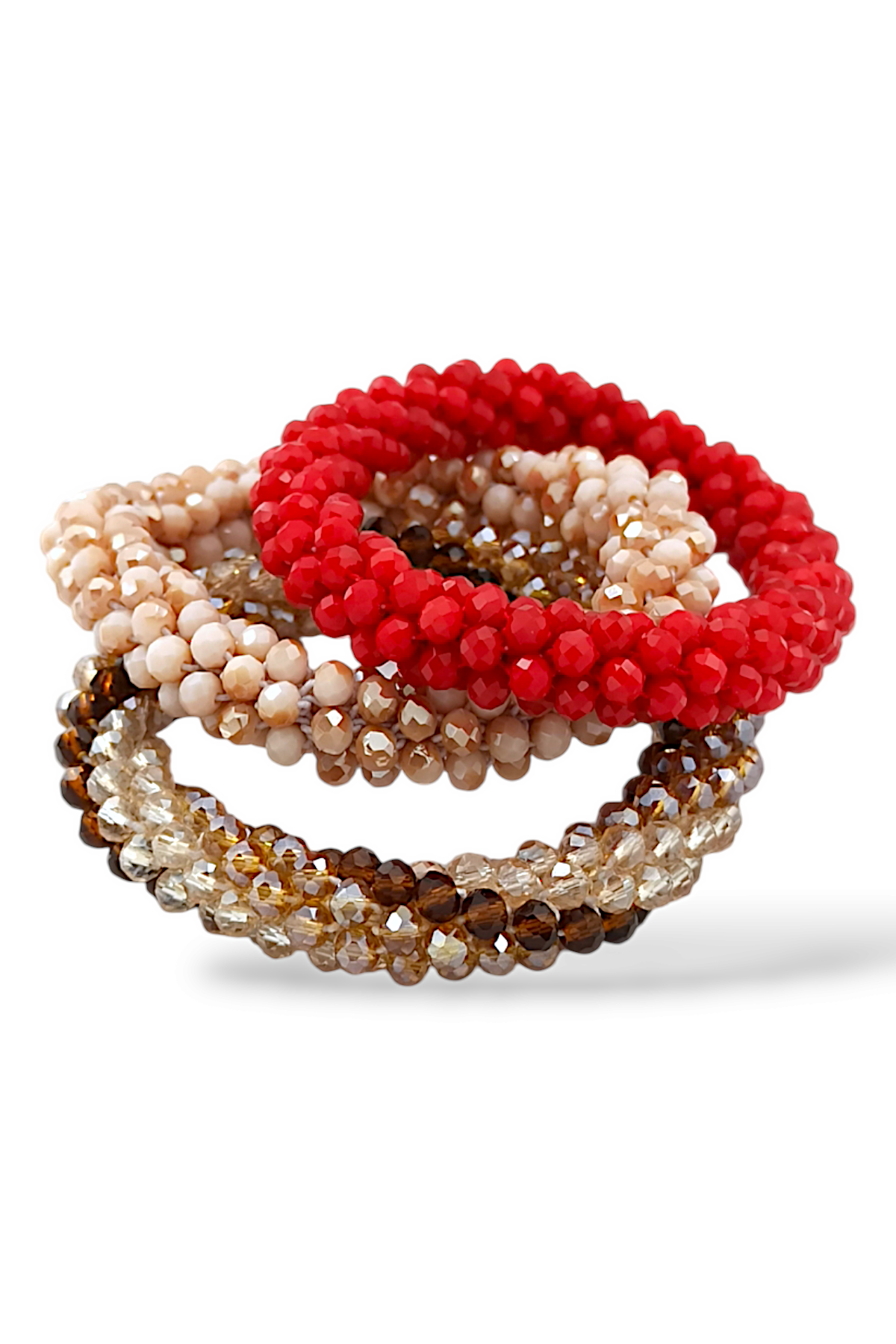 Premium Kristal Taşlı Boncuk Bileklik Lastikli Kristal Boncuk Bileklik