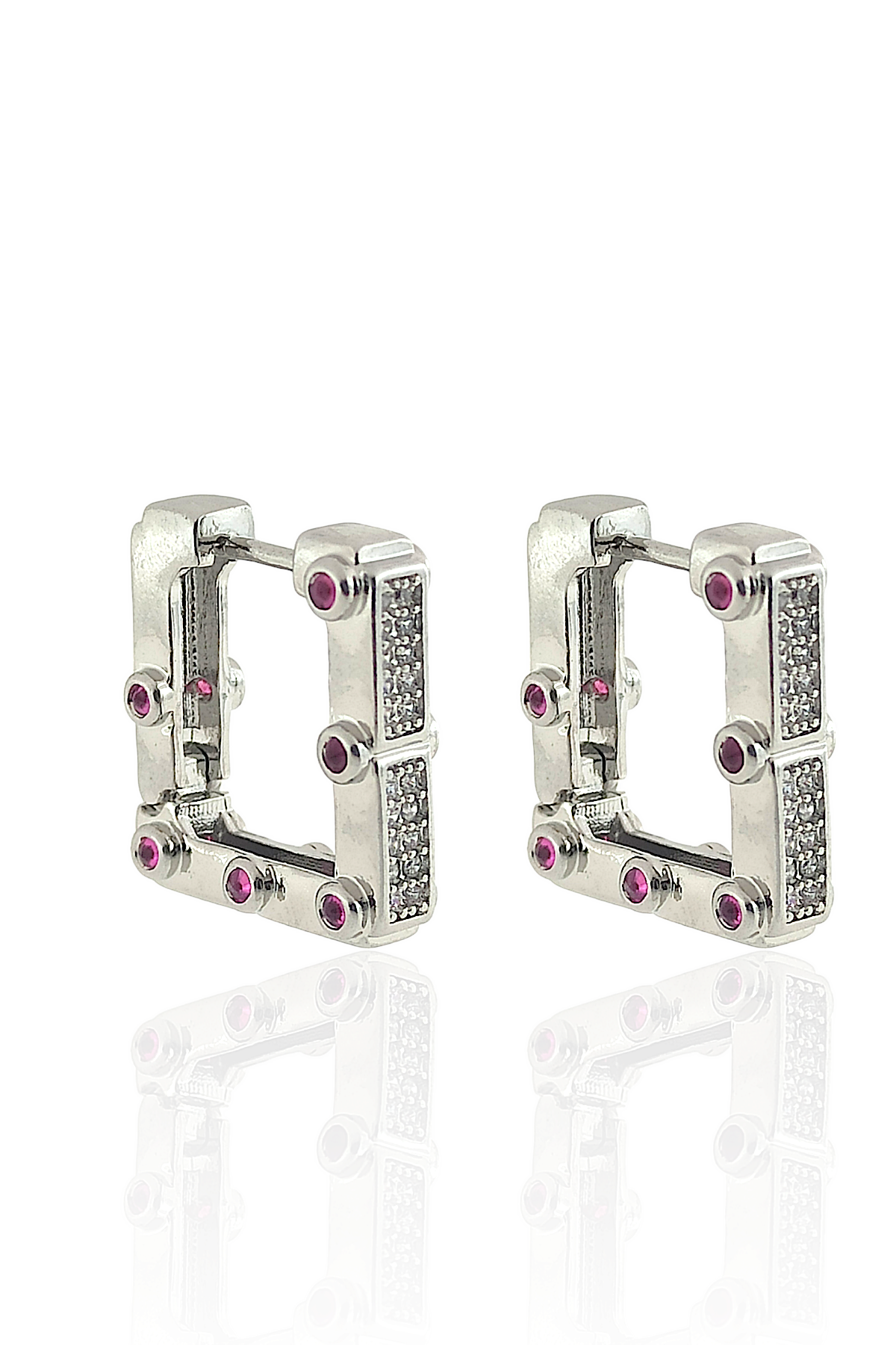 Premium Küçük Kare Serenay Küpesi Leyla Küpe