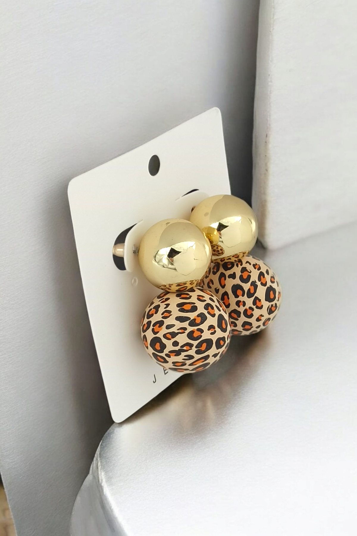 Premium Leopar Desenli Plaka Kpe