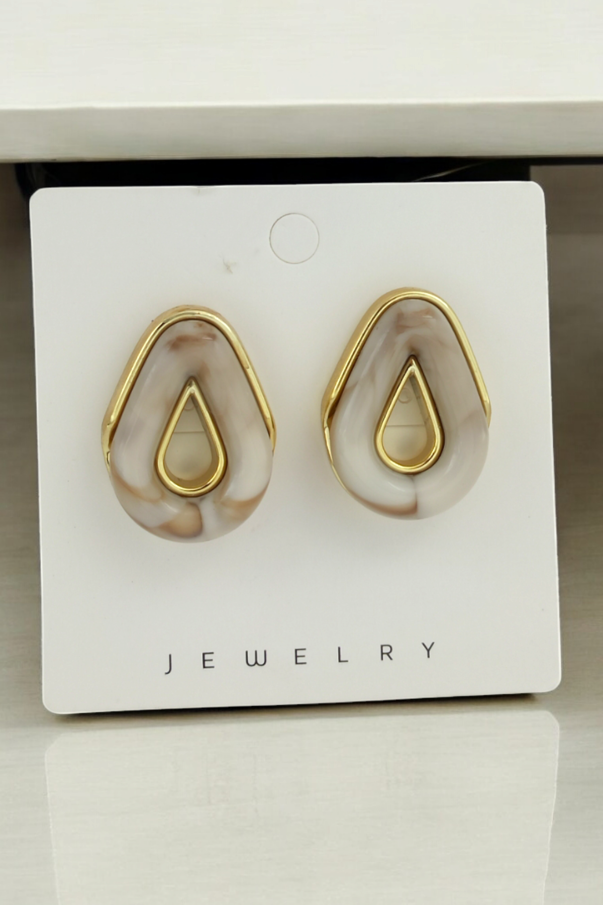 Premium Mineli Damla Küpe